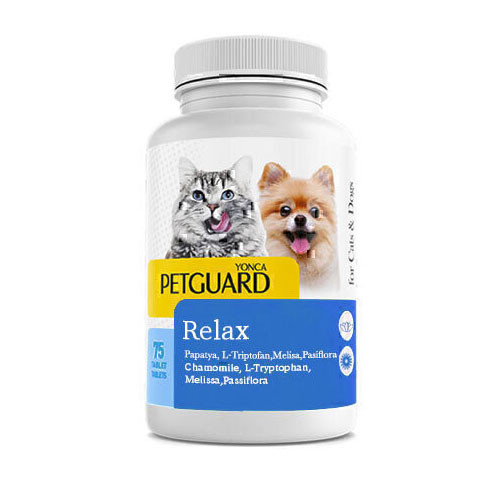 قرص آرامبخش ( ریلکس ) سگ وگربه ۷۵ عددی برند پت گارد PETGUARD