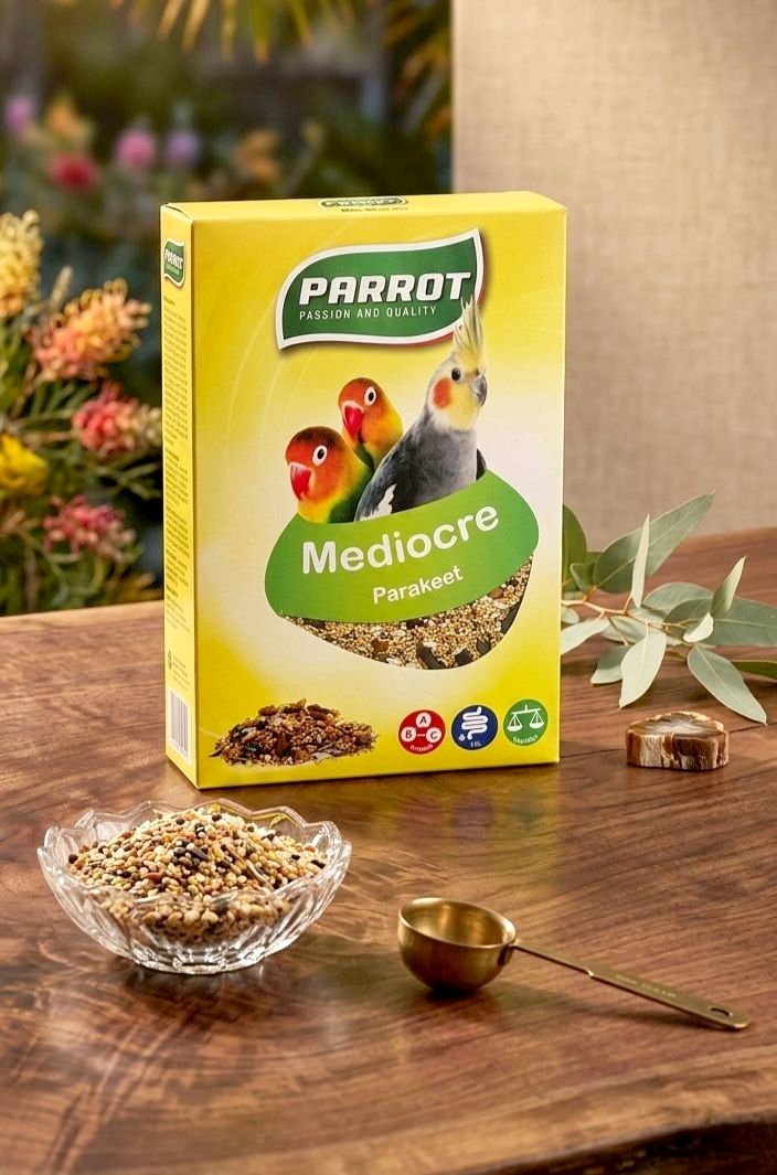 غذای مخلوط مخصوص طوطی سانان متوسط جثه و عروس هلندی وزن ۸۰۰ گرم