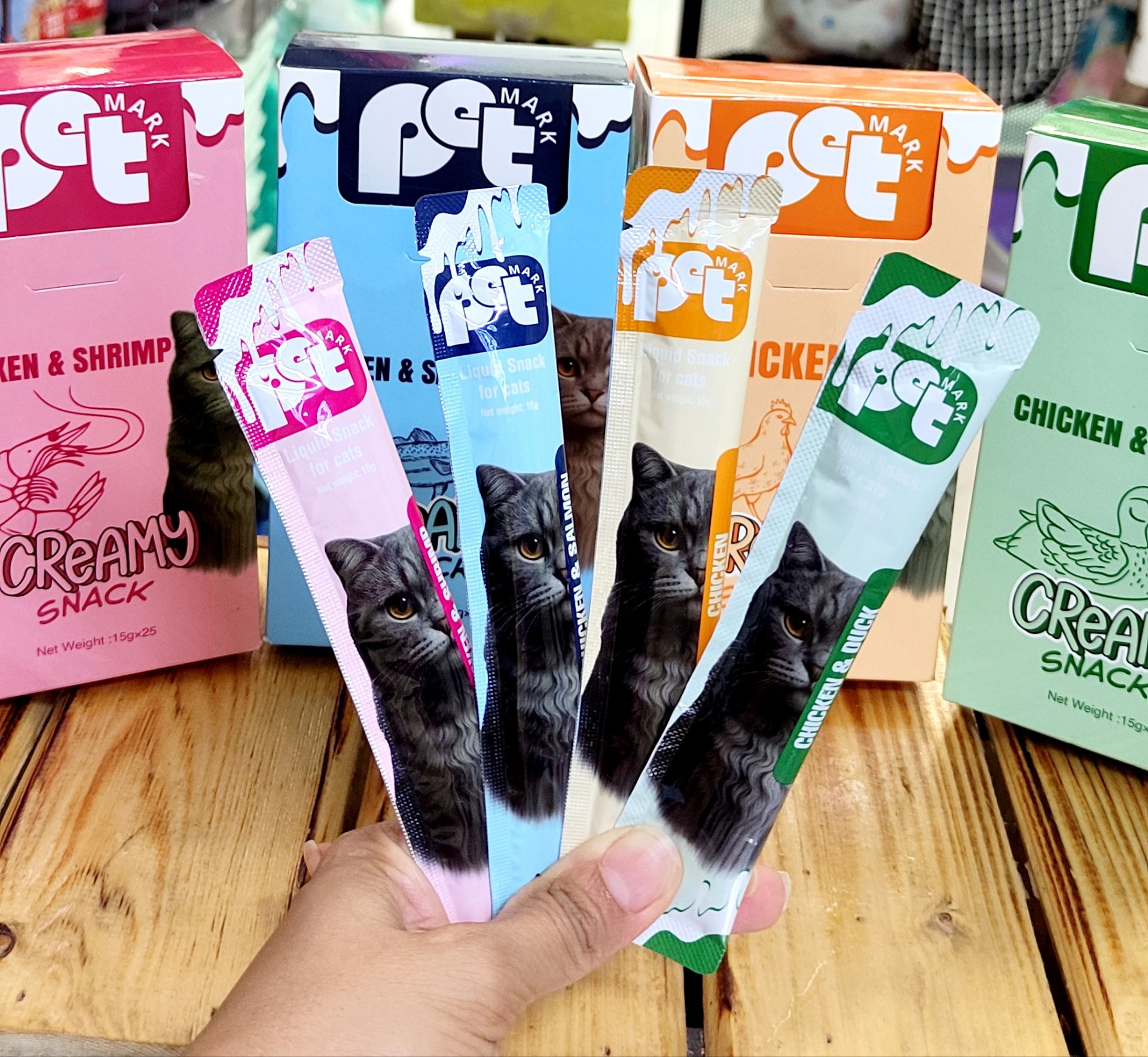 بستنی گربه برند پت مارک pet mark