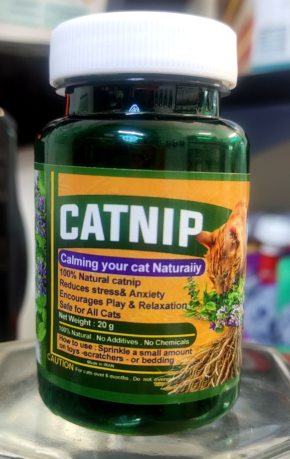 پودر کت نیپ cat nip مخصوص گربه ها برند تادو ۲۰ گرمی